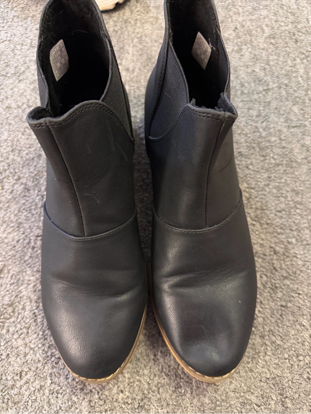 Rocket Dog Black Slip-On Ankle Booties